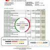 China Development Bank statement template in .xls and .pdf file format
