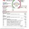 China Merchants bank proof of address statement template in Word and PDF format