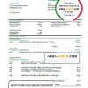 China Minsheng bank statement template in Word and PDF format (.doc and .pdf)