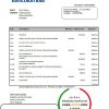 Colombia Bancolombia bank statement easy to fill template in Excel and PDF format