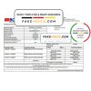 Costa Rica The Bank of Costa Rica bank statement easy to fill template in Excel and PDF format