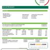 Croatia OTP proof of address bank statement template in Word and PDF format, .doc and .pdf format