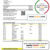 Croatia Raiffeisen Bank statement template, Word and PDF format (.doc and .pdf)