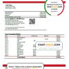 Croatia Zagrebačka bank statement template in Word and PDF format