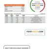 Cyprus Ancoria bank statement template in Word and PDF format