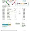Cyprus Bank of Cyprus bank statement easy to fill template in .xls and .pdf file format