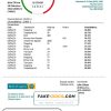 Cyprus Bank of Cyprus proof of address bank statement template in Word and PDF format