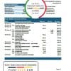 Czech HSBC bank statement easy to fill template in Excel and PDF format