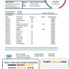 Dominican Republic Banco Progreso bank statement easy to fill template in Excel and PDF format (AutoSum)