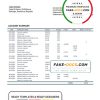 Dominican Republic Banco Vimenca proof of address bank statement template in Word and PDF format