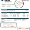 Ecuador Banco Interamericano de Desarrollo (BID) bank statement template in Word and PDF format, good for address prove
