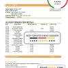 Ecuador Banco Internacional bank statement easy to fill template in Excel and PDF format