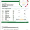 Ecuador Produbanco proof of address bank statement template in Word and PDF format