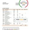 Egypt Alex Bank of Egypt proof of address statement template in Word and PDF format (.doc and .pdf)