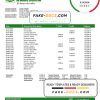 Equatorial Guinea The National Bank of Equatorial Guinea bank statement template in Word and PDF format