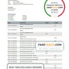 Eritrea Central bank statement template in Word and PDF format