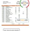 Eritrea Housing and Commerce bank statement template in Word and PDF format