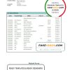 Estonia Bigbank proof of address bank statement template in Word and PDF format,(.doc and .pdf)