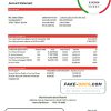 Estonia Citadele banka Eesti filiaal AS proof of address statement template in Word and PDF format, .doc and .pdf format