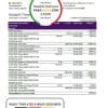 Estonia Inbank bank statement easy to fill template in Excel and PDF format