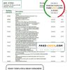 Finland Aland Bank statement template in Word and PDF format