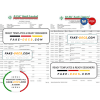 Bangladesh Basic bank statement Word and PDF template, 2 pages