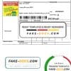 Russia Injenernaya Slujba utility bill template in .doc and .pdf format, fully editable