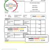 Bulgaria Raiffeisen bank statement, Word and PDF template