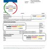 Cabo Verde Banco Inter-Atlântico bank statement Word and PDF template