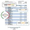Colombia BBVA bank statement Excel and PDF template (AutoSum)