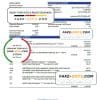 Comoros Exim bank statement Excel and PDF template, fully editable