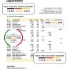 Czechia Equabank bank statement Excel and PDF template