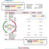 Dominica Barnett Capital Bank statement Excel and PDF template
