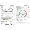 Singapore SP Group utility bill template in Word and PDF format (2 pages)