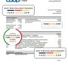 Estonia Coop Pank bank statement Excel and PDF template