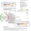 Germany Handelsbank bank statement, Word and PDF template