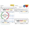 Germany Postbank bank statement, Word and PDF template, 2 pages