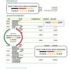 Ghana Ecobank bank statement Excel and PDF template