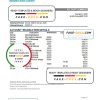 Grenada Republic bank statement Excel and PDF template