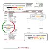 Hawaii National Bank statement Excel and PDF template