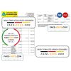 India Allahabad Bank statement, Word and PDF template, 2 pages