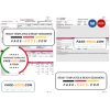 India Axis bank statement, Word and PDF template, 3 pages