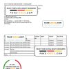 India City Union Bank statement, Word and PDF template