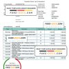 India Fincare bank account statement, Word and PDF template
