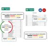 India IDBI bank statement, Word and PDF template, 2 pages