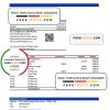 India Indian Overseas Bank statement Excel and PDF template