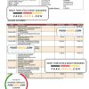 India IndusInd bank statement, Word and PDF template