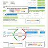 UAE Noor Life Pure Water LLC utility bill template in Word and PDF format