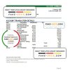 India Punjab and Sind bank statement Excel and PDF template