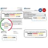 Italy American Express Amex bank card statement Word and PDF template, 3 pages